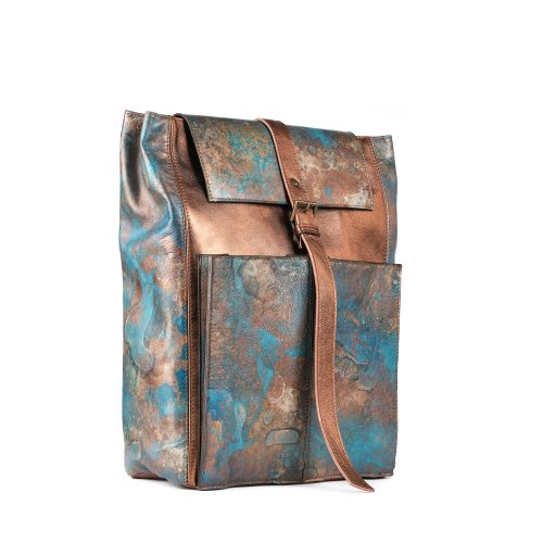 Alternative view of Rucsac din piele naturală Metalic Traveler