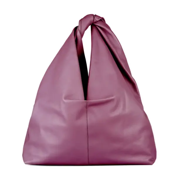 Geanta din piele mov moale Cloud