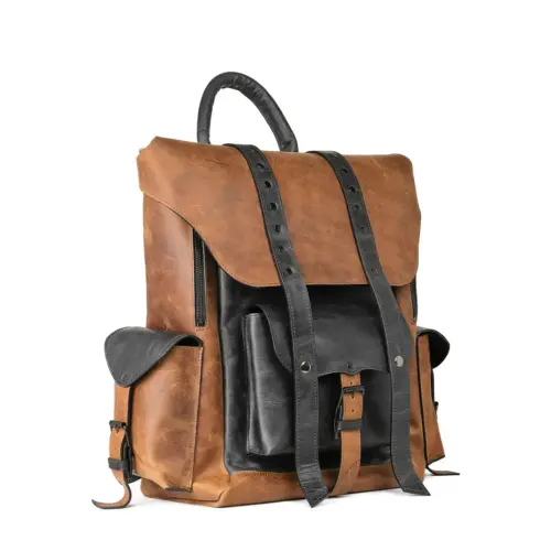 Alternative view of Rucsac din piele naturală Vintage Duo-Tone I