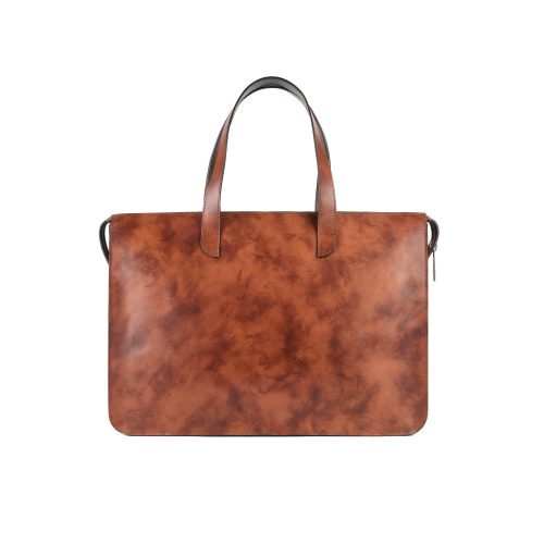 Servietă din piele naturală tabac Berlin