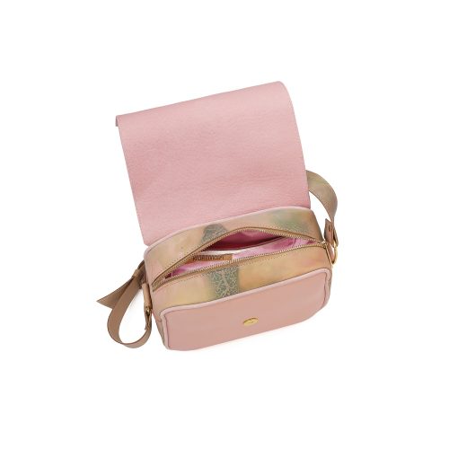 Interior geantă Nina Mini din piele naturală Blush