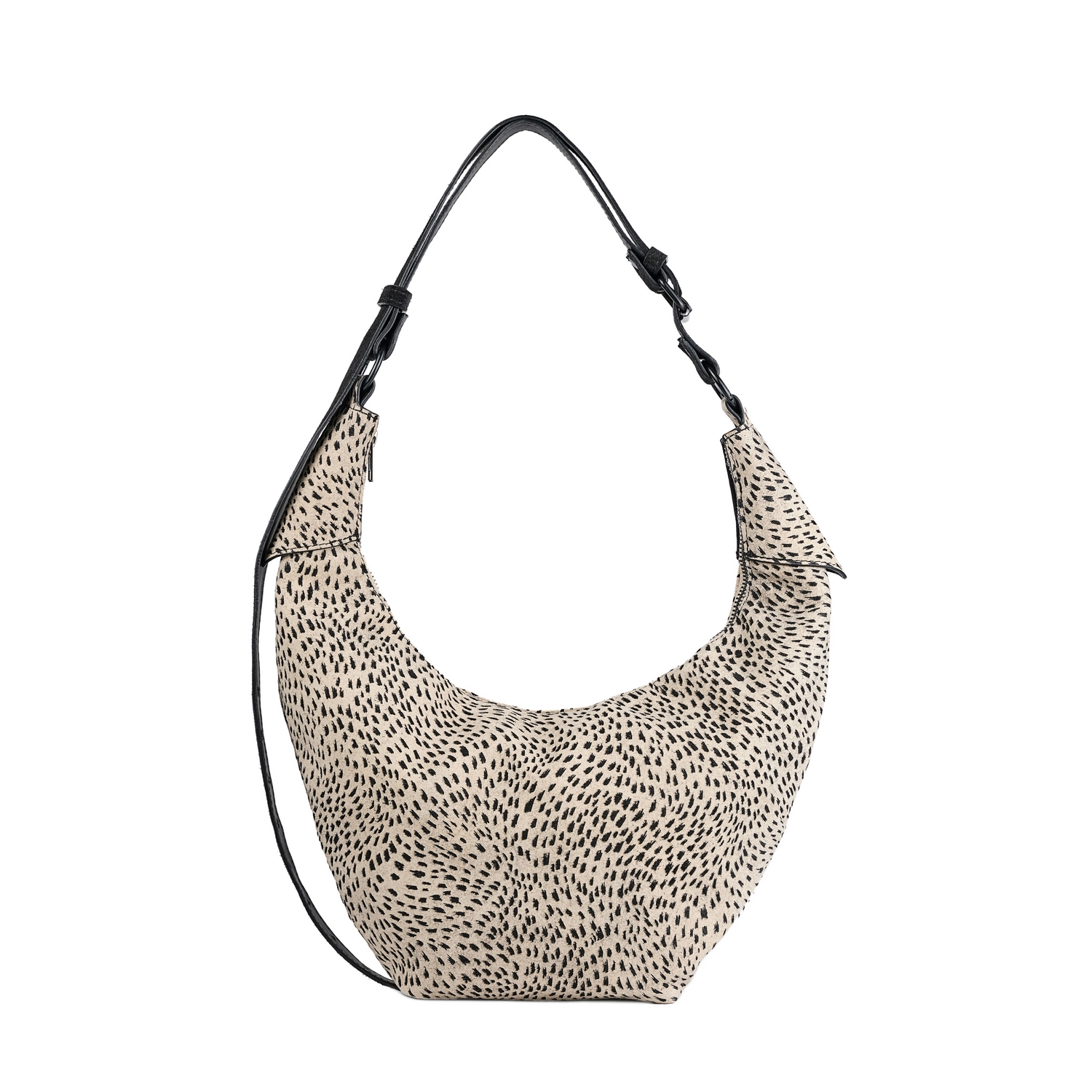 Geantă din piele naturală Zebra Eclipse, vedere frontală