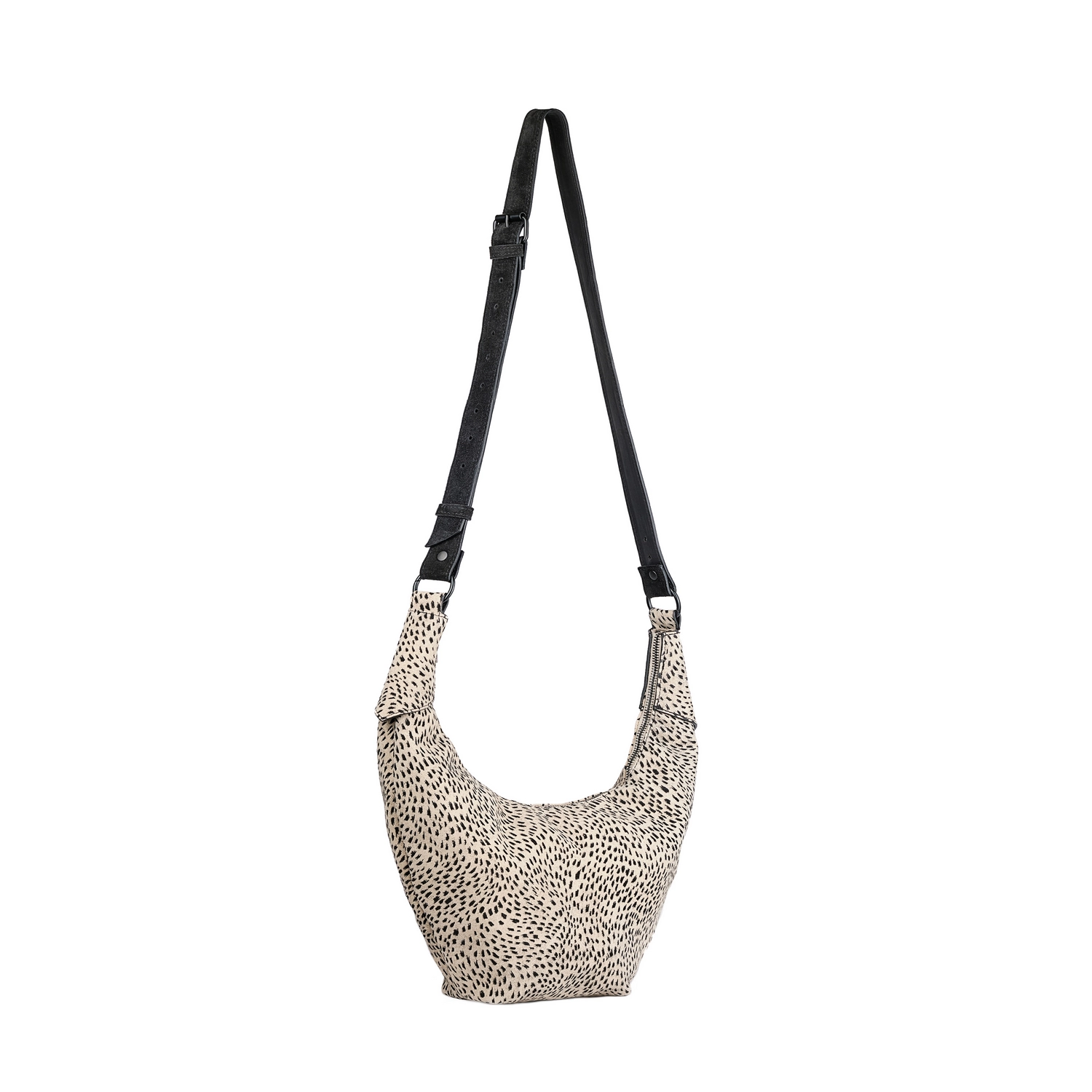 Geantă din piele naturală Zebra Eclipse, vedere laterală