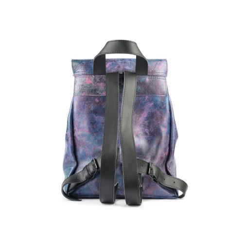 Rucsac din piele naturala Deep Ocean Koja, vedere din spate