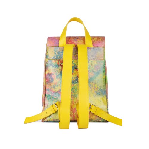 Rucsac din piele naturala Candy Pop Koja, vedere din spate