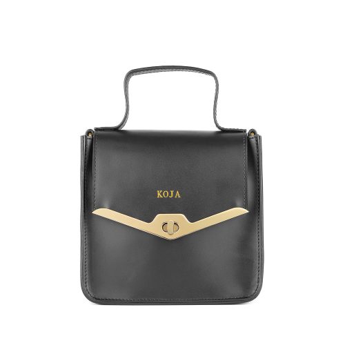 Geantă din piele naturală Metalic Venus Mini