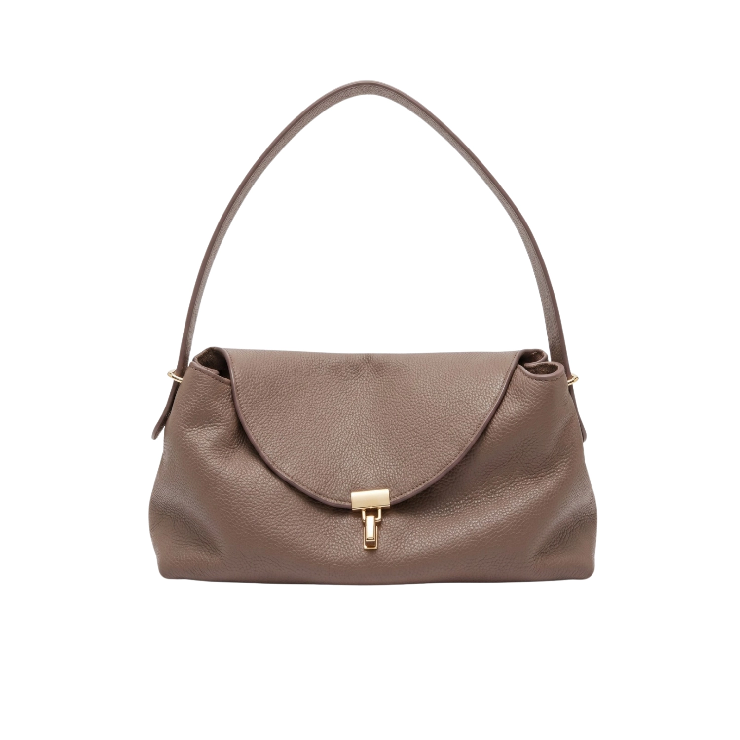 Geantă Lou Lou din piele naturală taupe